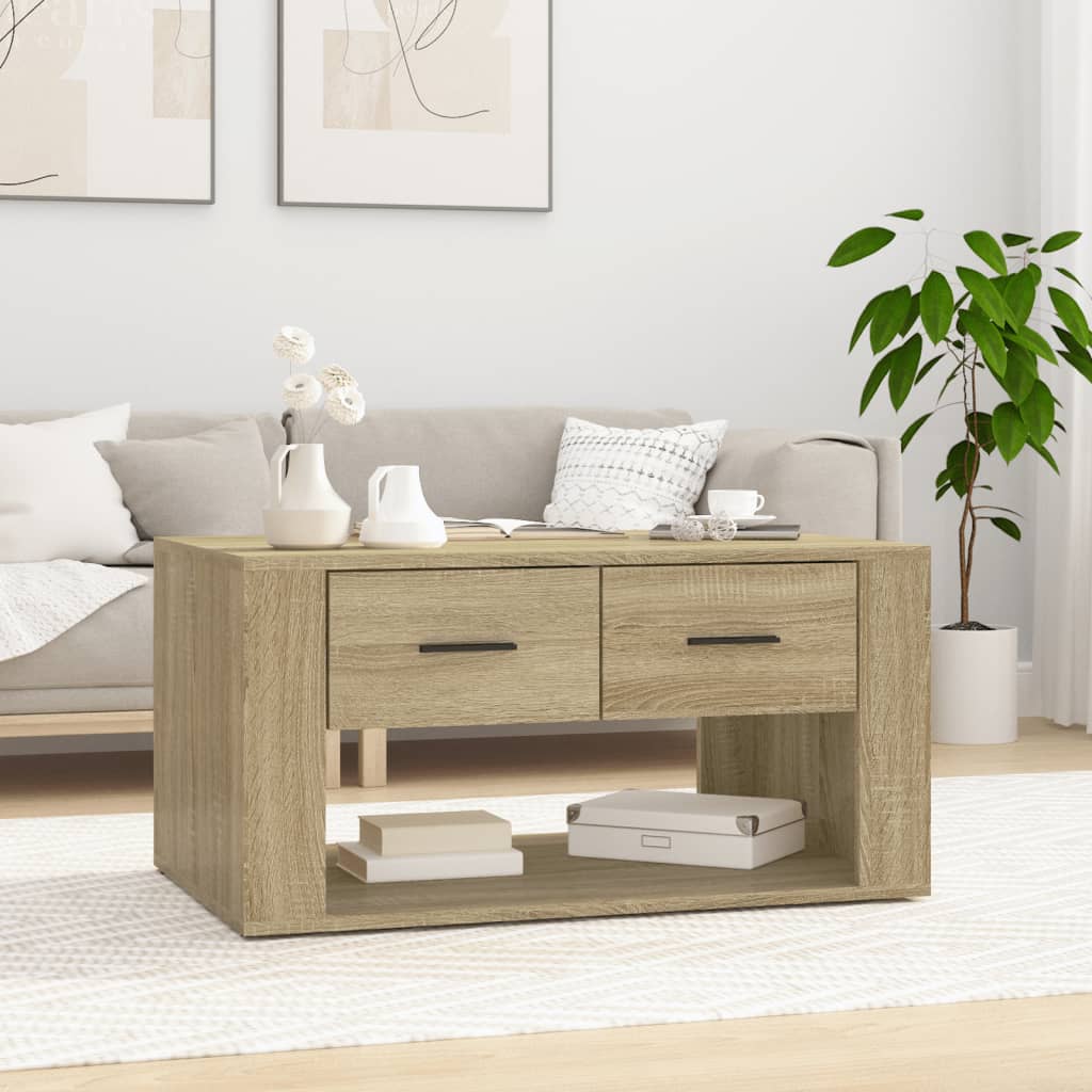 Couchtisch Sonoma-Eiche 80x50x40 cm Holzwerkstoff