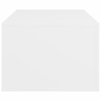 Couchtisch Weiß 100x50,5x35 cm Holzwerkstoff