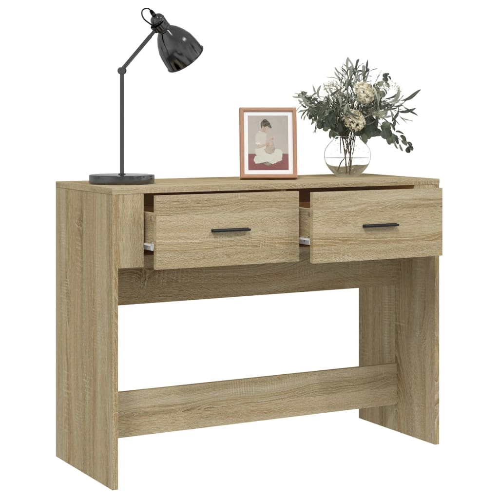 Konsolentisch Sonoma-Eiche 100x39x75 cm Holzwerkstoff