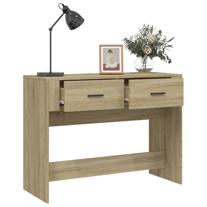 Konsolentisch Sonoma-Eiche 100x39x75 cm Holzwerkstoff