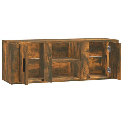 TV-Schrank Räuchereiche 100x31,5x35 cm Holzwerkstoff