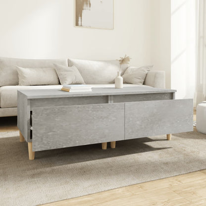 Beistelltische 2 Stk. Betongrau 50x46x35 cm Holzwerkstoff