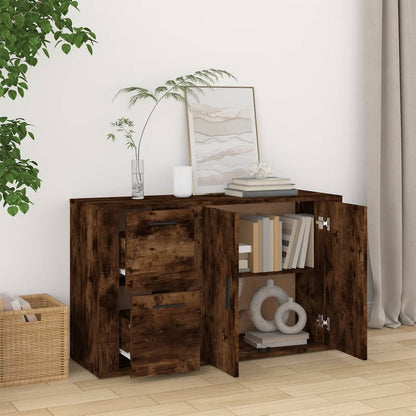 Sideboard Räuchereiche 100x33x59,5 cm Holzwerkstoff