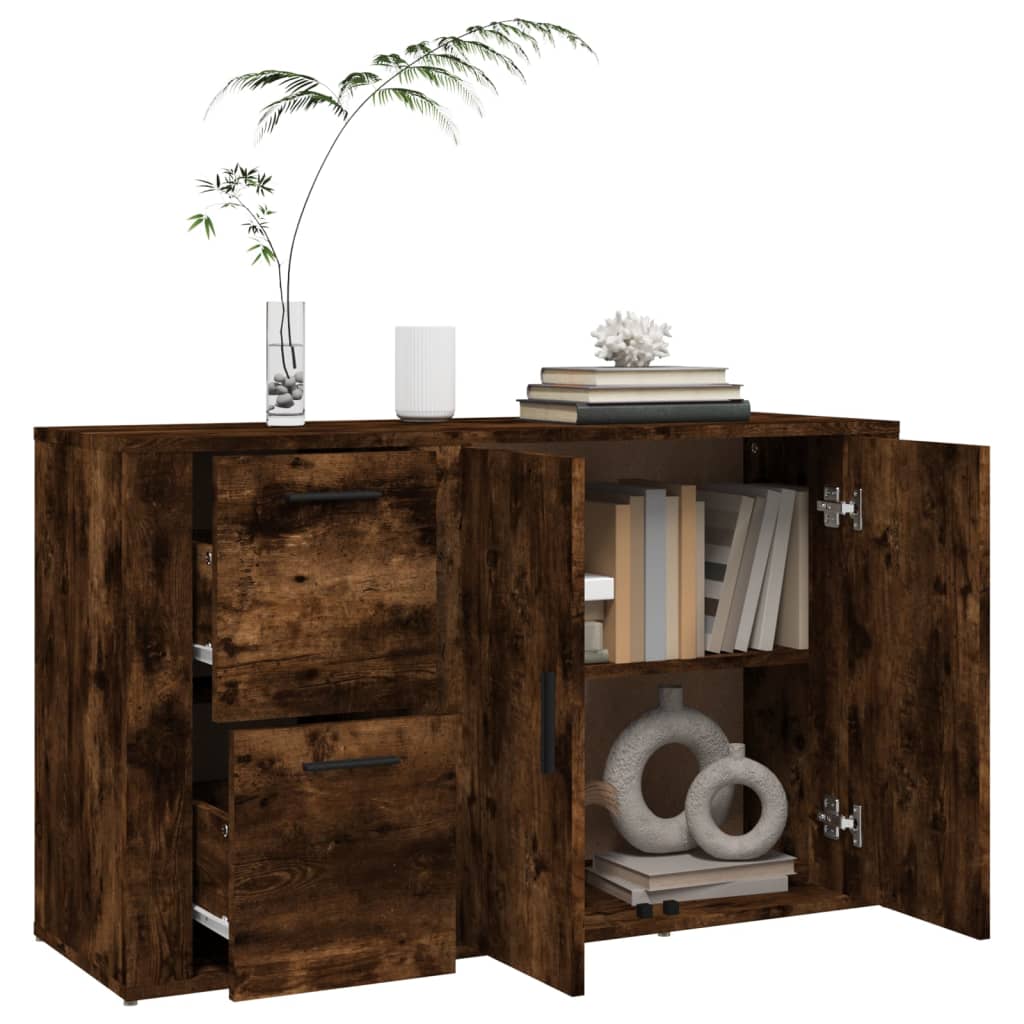 Sideboard Räuchereiche 100x33x59,5 cm Holzwerkstoff
