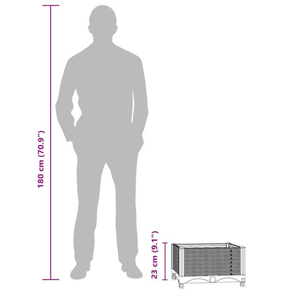 Hochbeet 40x40x23 cm Polypropylen