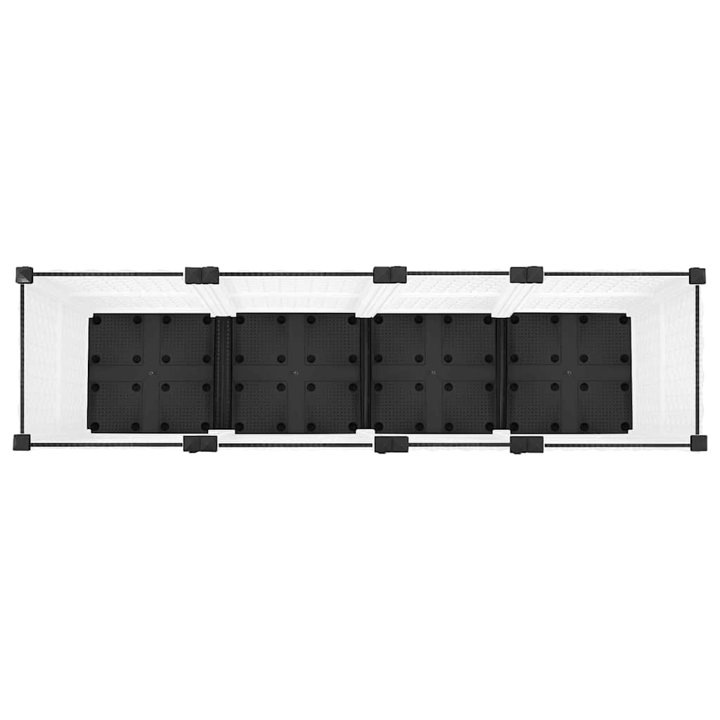 Hochbeet 160x40x38 cm Polypropylen