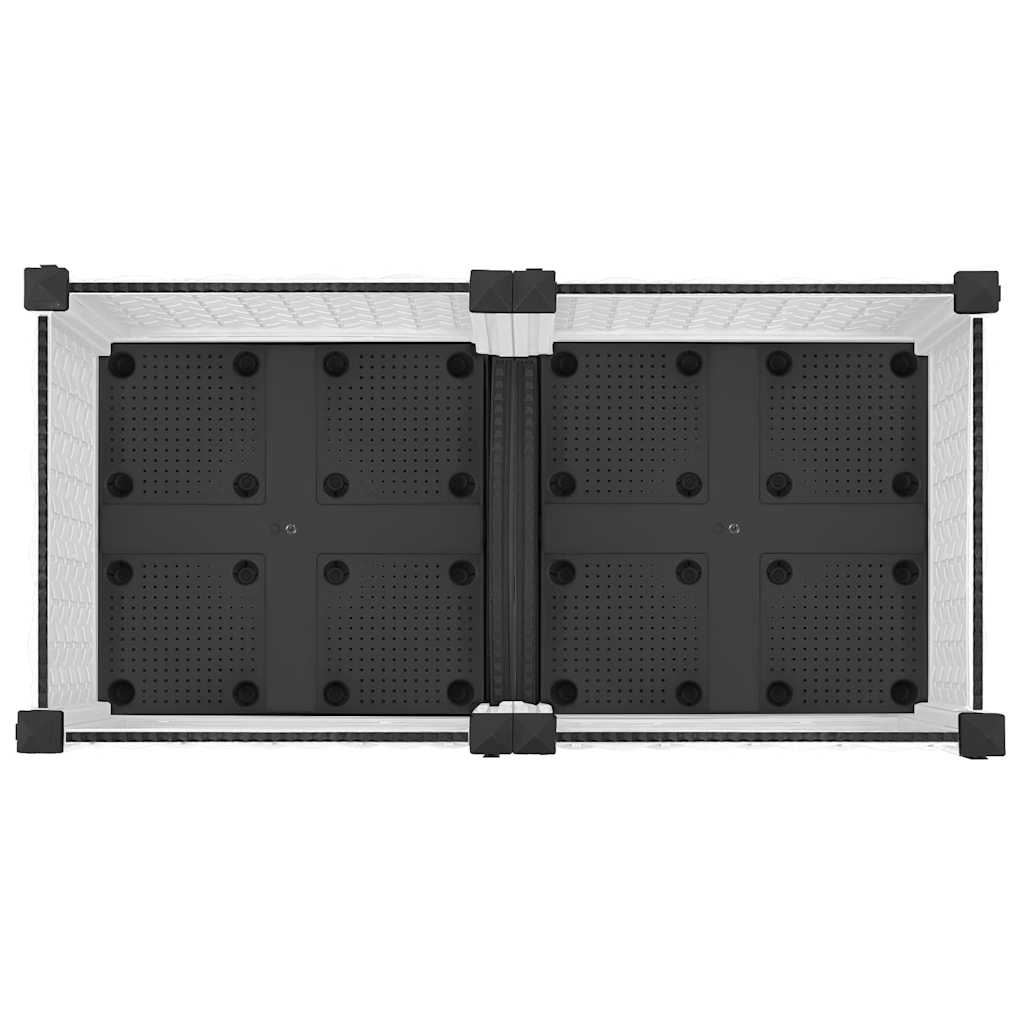 Hochbeet 80x40x71 cm Polypropylen