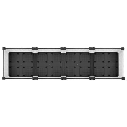 Hochbeet 160x40x71 cm Polypropylen