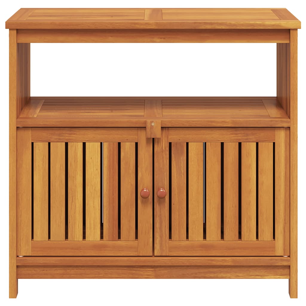 Garten-Konsolentisch 80x35x75 cm Massivholz Akazie