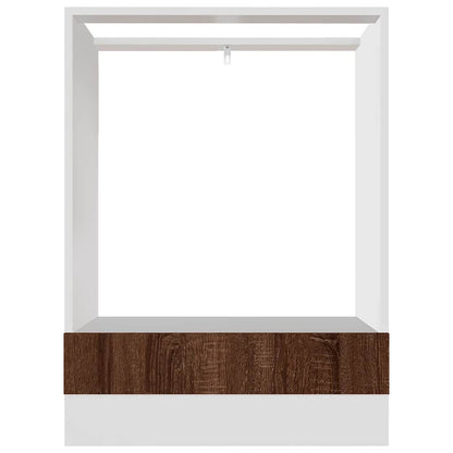 Herdumbauschrank Lyon Braun Eichen-Optik 60x46x81,5 cm Holzwerkstoff