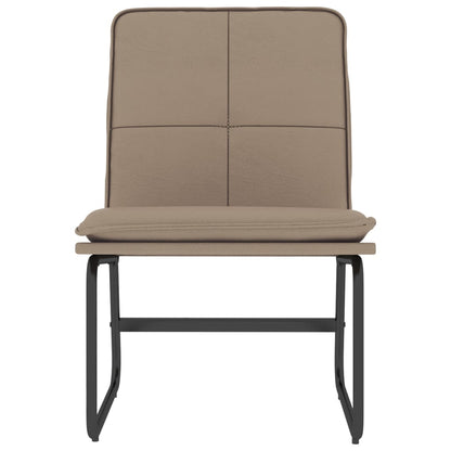 Loungesessel Cappuccino-Braun 54x75x76 cm Kunstleder