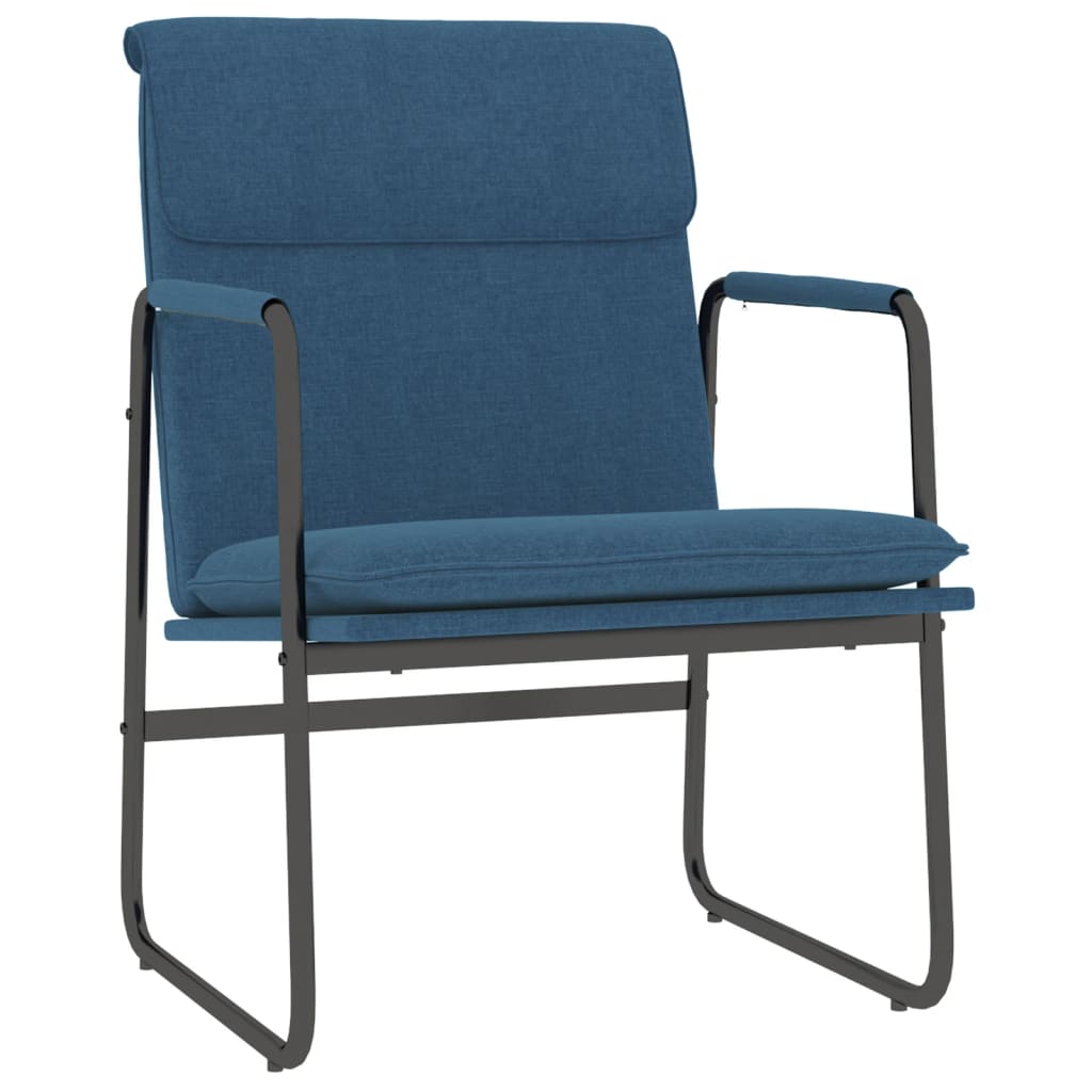 Loungesessel Blau 55x64x80 cm Stoff