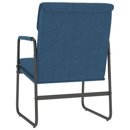 Loungesessel Blau 55x64x80 cm Stoff