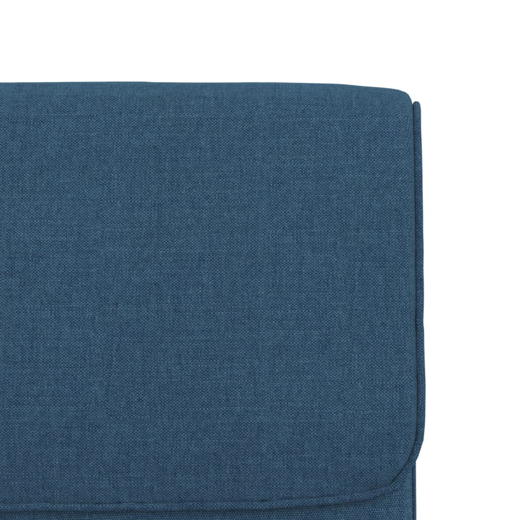 Loungesessel Blau 55x64x80 cm Stoff