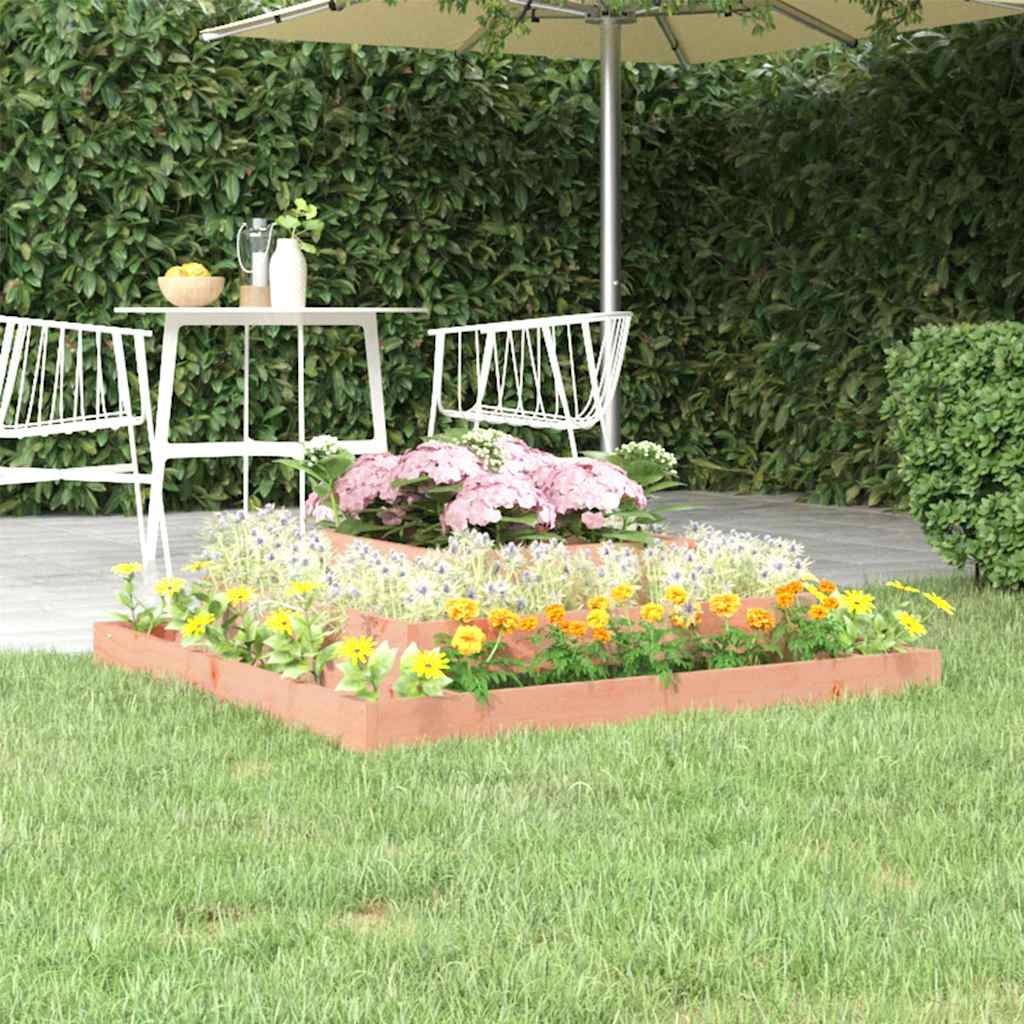 Pflanzkübel 110x110x27 cm Massivholz Douglasie