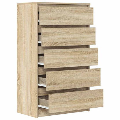 Schubladenschrank Sonoma-Eiche 60x36x103 cm Holzwerkstoff