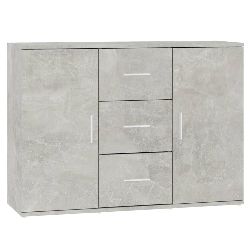 Sideboard Betongrau 91x29,5x65 cm Holzwerkstoff