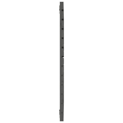 Wand-Kopfteil Grau 126x3x91,5 cm Massivholz Kiefer