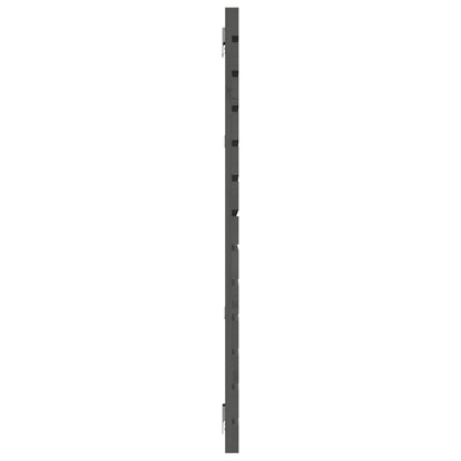Wand-Kopfteil Grau 166x3x91,5 cm Massivholz Kiefer