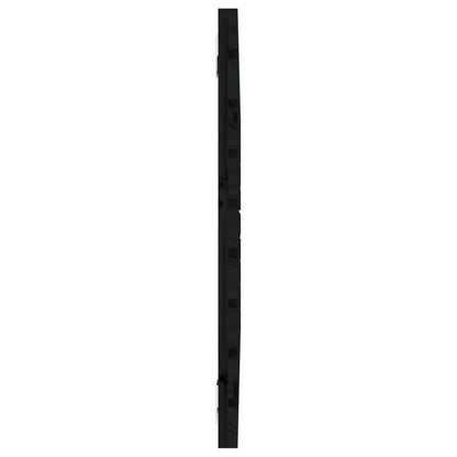 Wand-Kopfteil Schwarz 96x3x63 cm Massivholz Kiefer