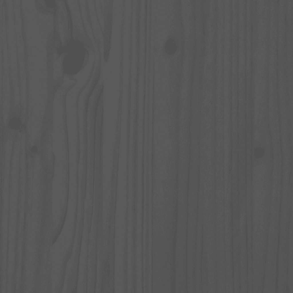 Gartenbank Grau 109 cm Massivholz Kiefer