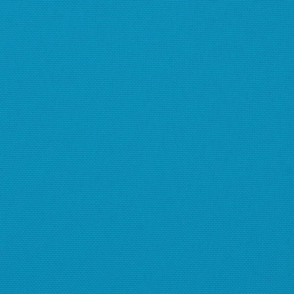 Palettenkissen Blau 50x50x12 cm Stoff