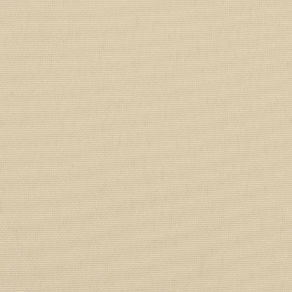 Palettenkissen Beige 60x40x12 cm Stoff