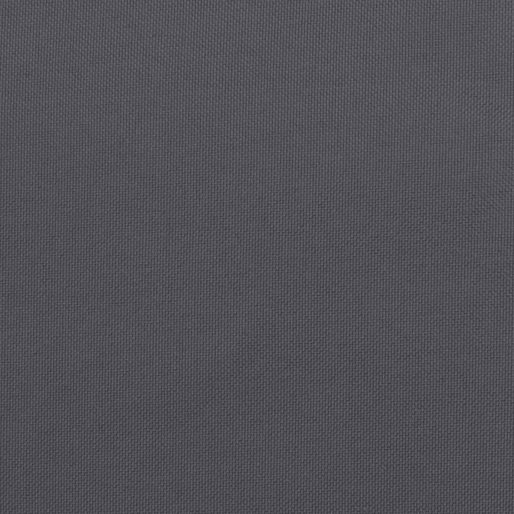 Palettenkissen Anthrazit 80x40x12 cm Stoff