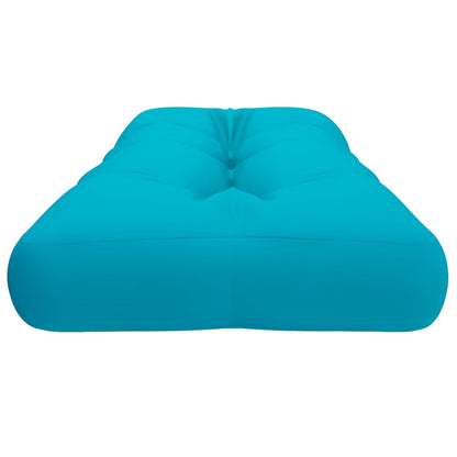 Palettenkissen Türkis 120x40x12 cm Stoff