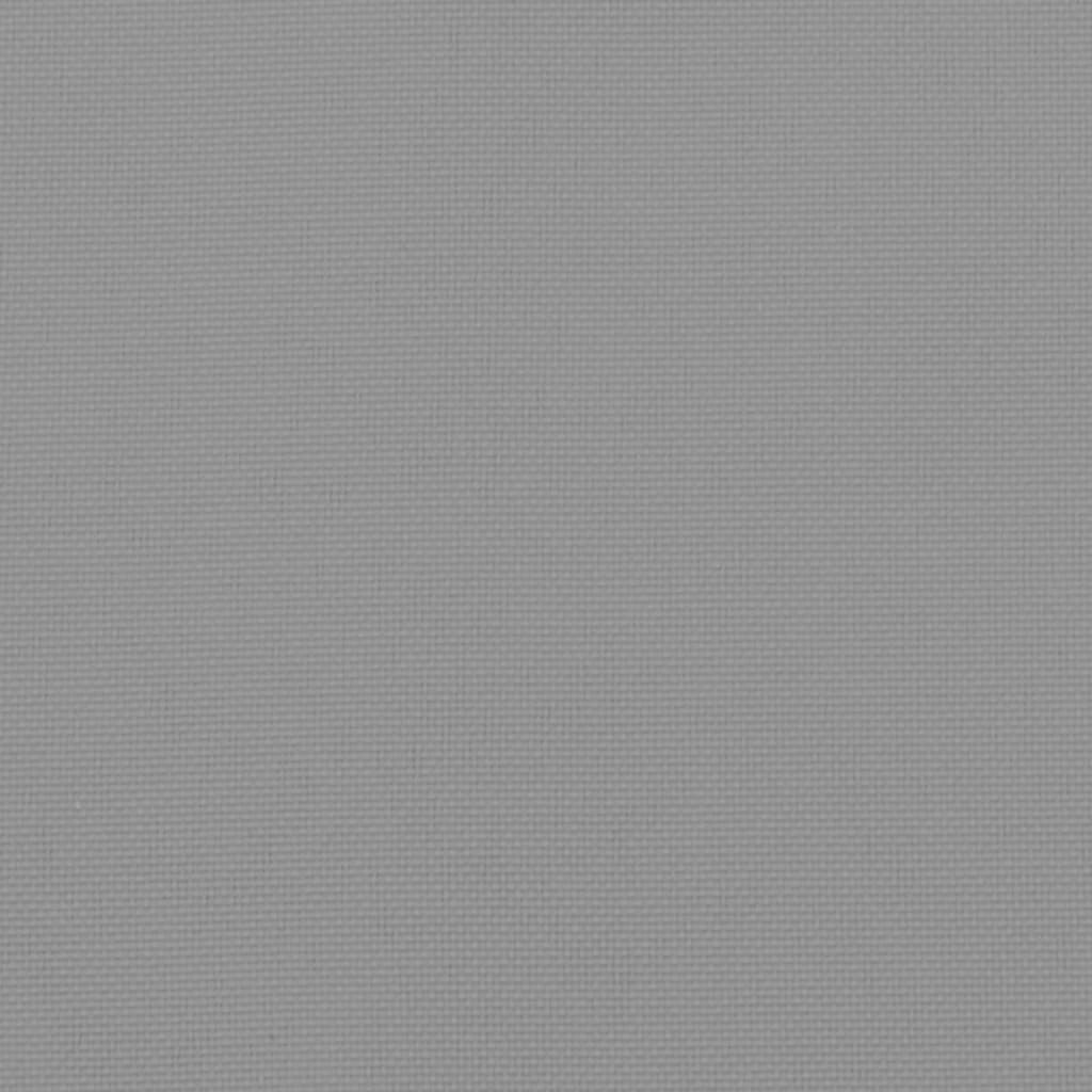 Palettenkissen 2-tlg. Grau Stoff