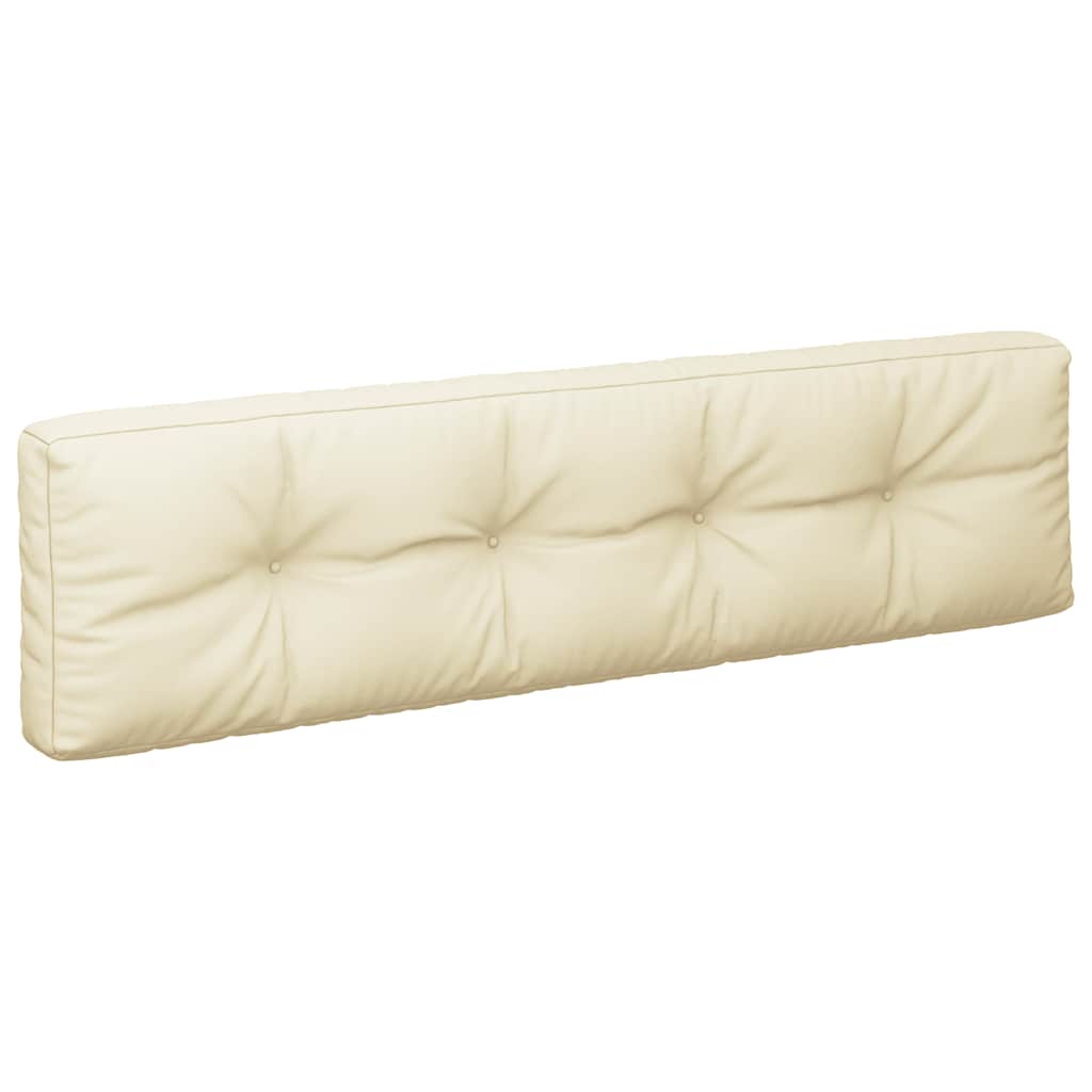 Palettenkissen 2-tlg. Creme Stoff