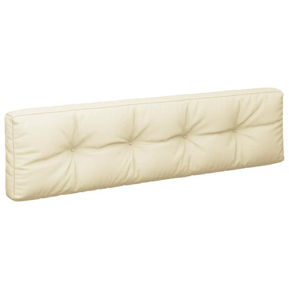 Palettenkissen 2-tlg. Creme Stoff