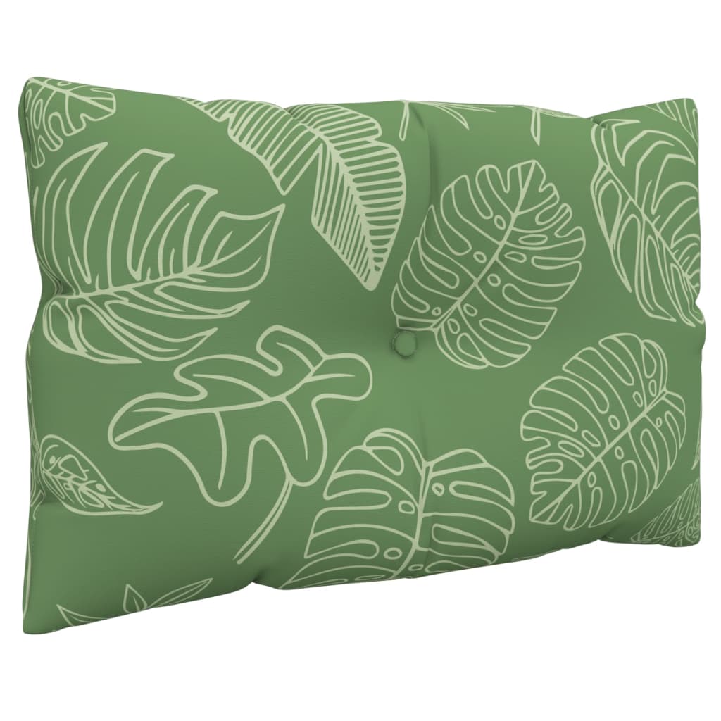 Palettenkissen 3 Stk. Blattmuster Oxford-Gewebe