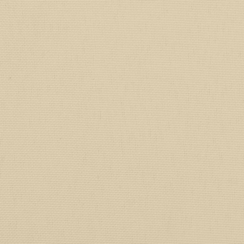 Palettenkissen Beige 58x58x10 cm Stoff