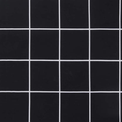 Gartenbank-Auflage Schwarz Karomuster 120x50x4 cm Oxford-Gewebe