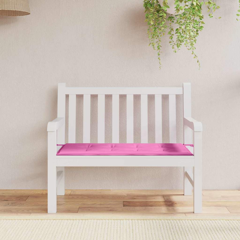 Stuhlpolster Uni Rosa 120 x 50 x 3 cm Oxford-Stoff