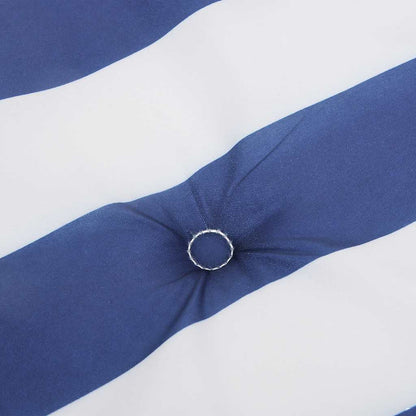 Gartenbank-Auflage Blau&Weiß Gestreift 200x50x4 Stoff