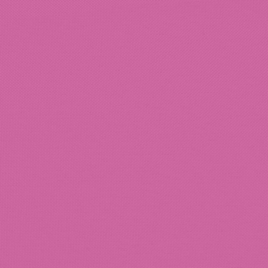 Niedriglehner-Auflagen 6 Stk. Rosa Stoff