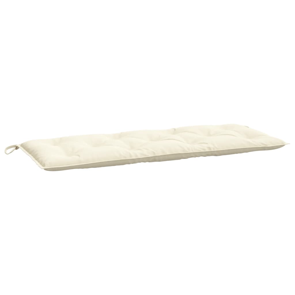 Gartenbank-Auflage Creme 120x50x7 cm Oxford-Gewebe