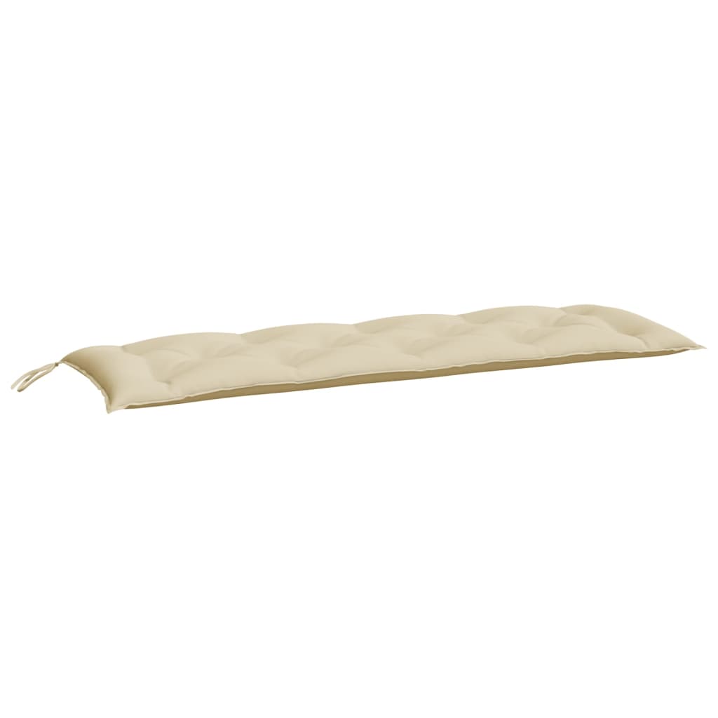 Gartenbank-Auflage Beige 150x50x7 cm Oxford-Gewebe