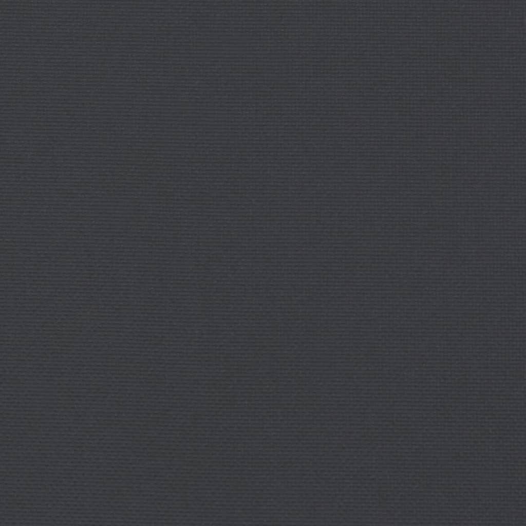 Gartenbank-Auflage Schwarz 200x50x7 cm Oxford-Gewebe