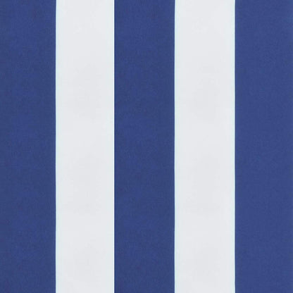 Gartenbank-Auflagen 2 Stk. Blau&Weiß Gestreift 100x50x7cm Stoff