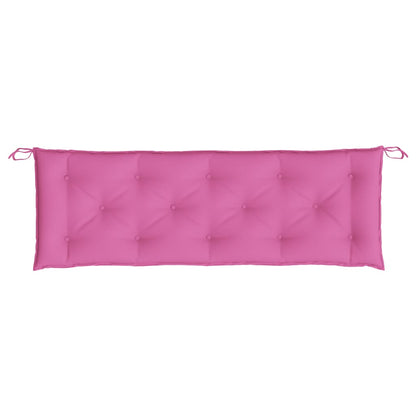 Gartenbank-Auflagen 2 Stk. Rosa 150x50x7 cm Stoff