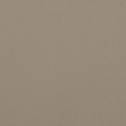 Palettenkissen 2-tlg. Taupe Oxford-Gewebe