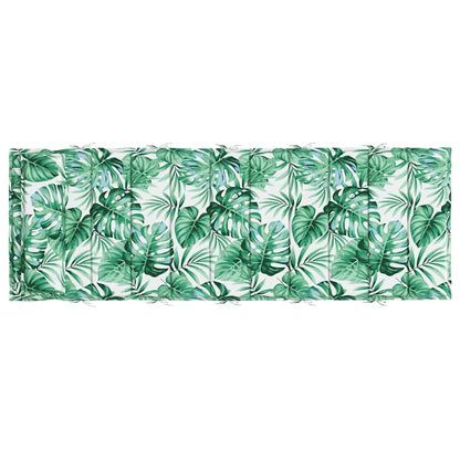 Sonnenliegen-Auflage Blattmuster 180x60x4 cm Oxford-Gewebe