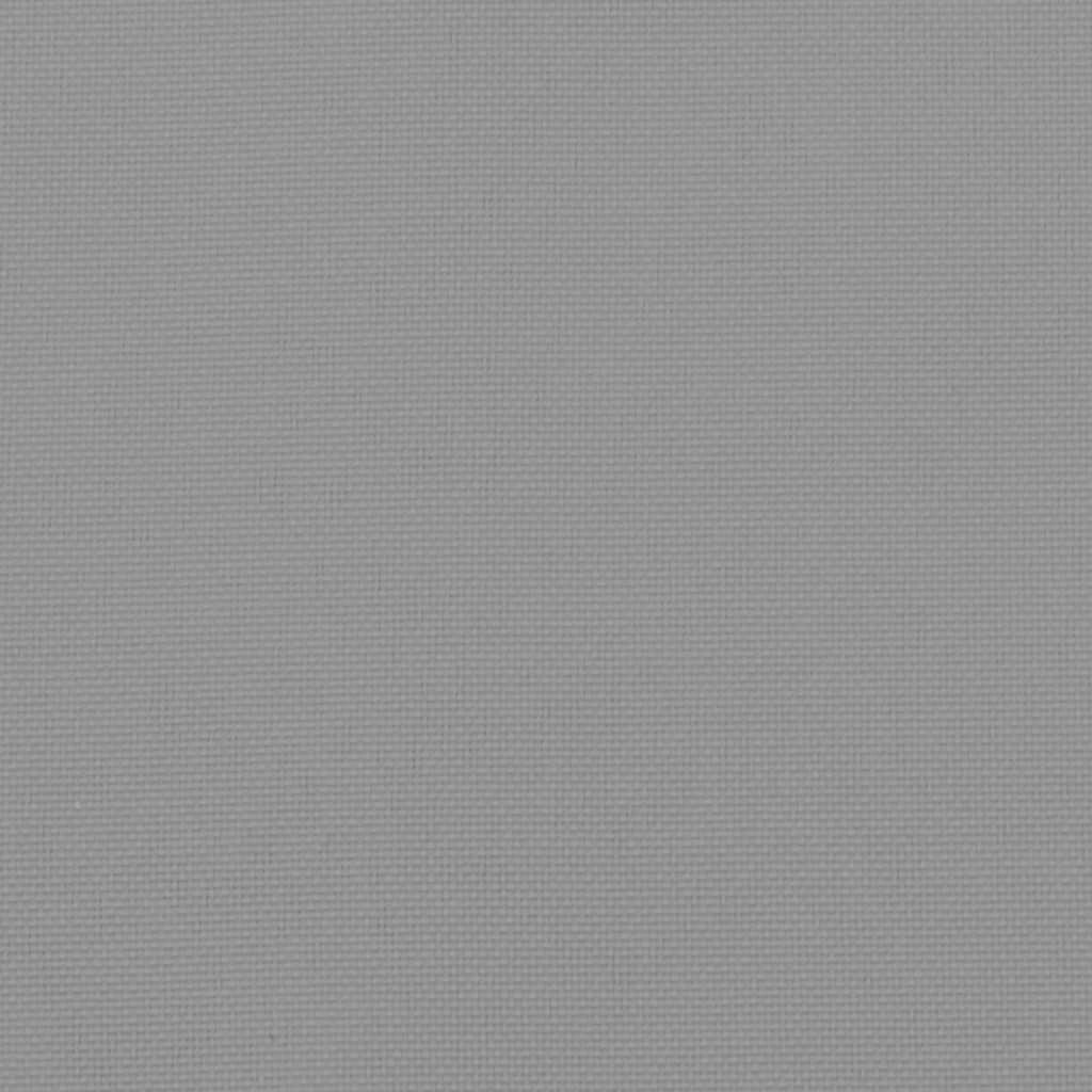 Hochlehner-Auflagen 6 Stk. Grau Oxford-Gewebe