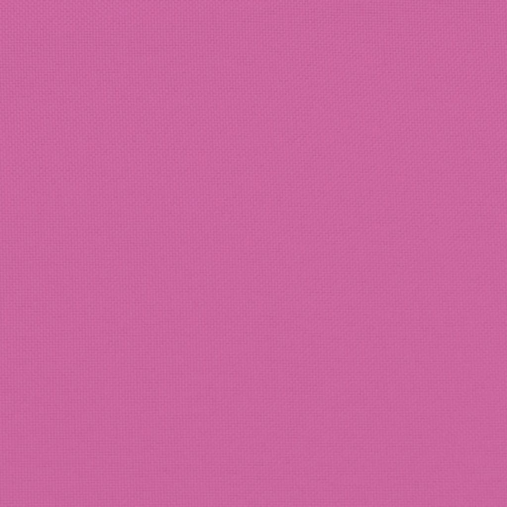 Kissen Rund Rosa Ø 60x11 cm Oxford-Gewebe