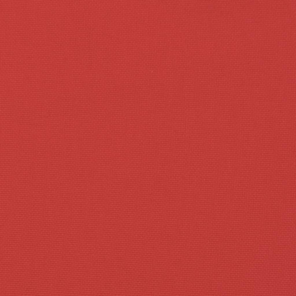 Kissen Rund Rot Ø 100x11 cm Oxford-Gewebe