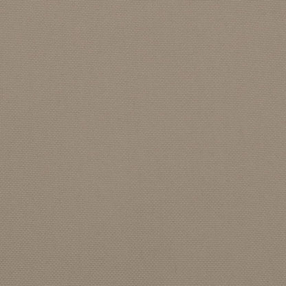 Kissen Rund Taupe Ø 100x11 cm Oxford-Gewebe