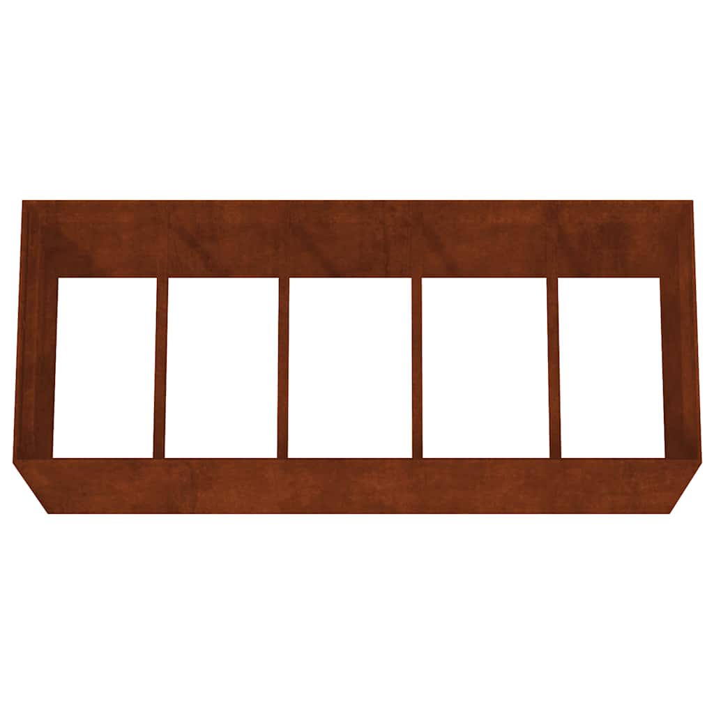 Hochbeet 200x80x80 cm Cortenstahl